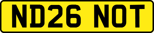 ND26NOT