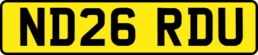 ND26RDU