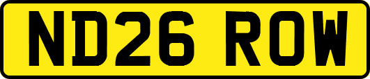 ND26ROW