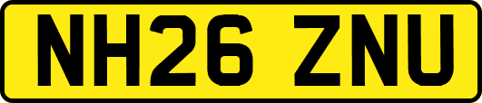 NH26ZNU