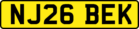 NJ26BEK