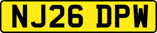 NJ26DPW