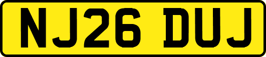 NJ26DUJ