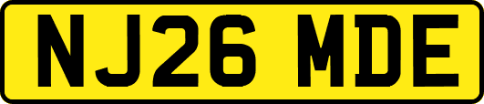 NJ26MDE
