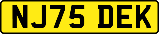 NJ75DEK