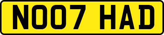 NO07HAD