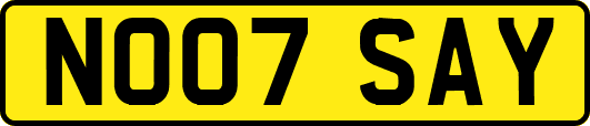 NO07SAY