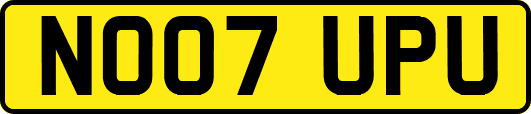 NO07UPU