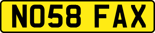 NO58FAX