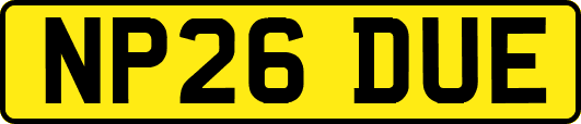 NP26DUE