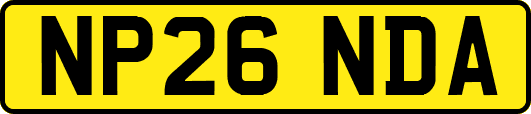 NP26NDA