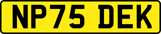 NP75DEK