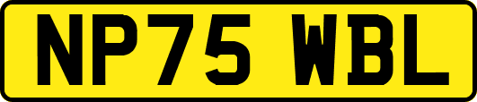 NP75WBL