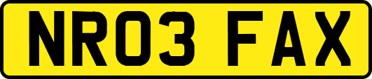 NR03FAX