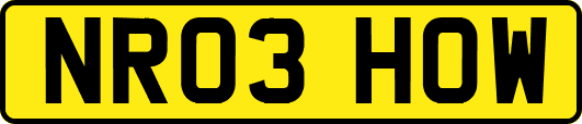 NR03HOW
