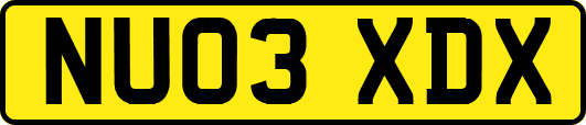 NU03XDX
