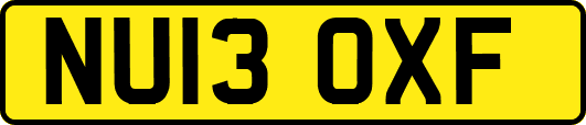 NU13OXF