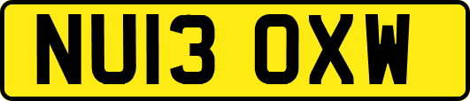 NU13OXW