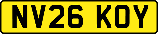 NV26KOY