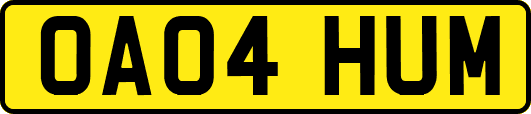 OA04HUM