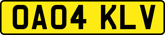 OA04KLV