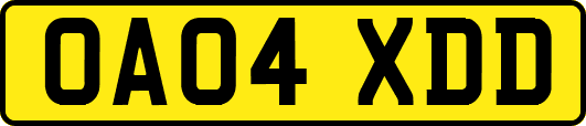 OA04XDD