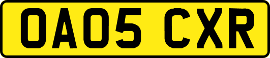 OA05CXR