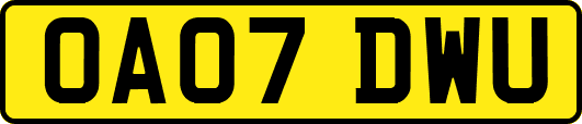 OA07DWU