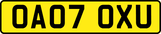 OA07OXU