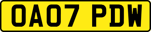 OA07PDW