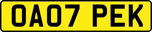 OA07PEK