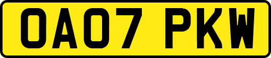 OA07PKW