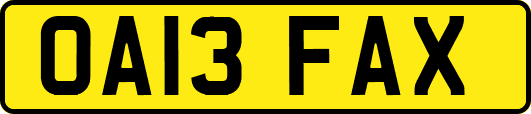 OA13FAX