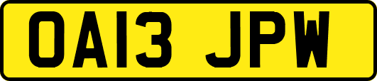 OA13JPW