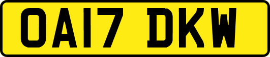 OA17DKW