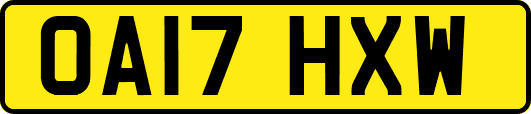 OA17HXW