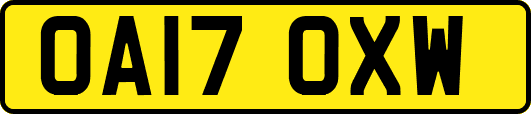 OA17OXW