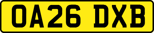 OA26DXB