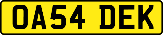 OA54DEK
