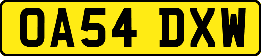 OA54DXW
