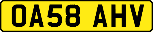 OA58AHV
