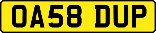 OA58DUP