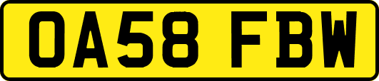 OA58FBW
