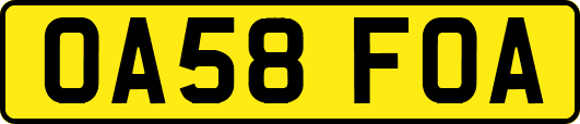 OA58FOA