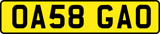 OA58GAO