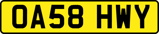 OA58HWY