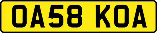 OA58KOA