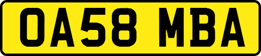OA58MBA