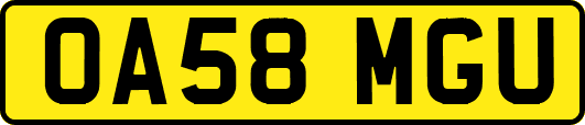OA58MGU