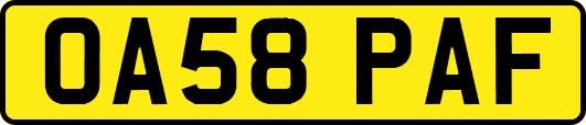 OA58PAF